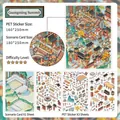 DIY 3D Chinese ancient style sticker set with mountain landscape for creative scenes - Bright Peak Summit (Series 34)