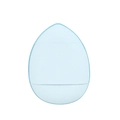 Mini light blue teardrop makeup sponge with non-latex porous texture for concealer - Blue (Bulk)