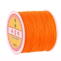 Orange 72# jade cord thread for jewelry making on a professional white spool - Orange