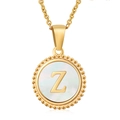 Gold Letter Z