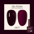 7.5ml deep purple glitter soak-off gel polish G077 for UV/LED professional nail art - Deep Purple Glitter (077)