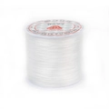 Transparent elastic string roll for crystal bead jewelry making with strong stretch - 0.6mm*50m / White