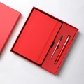 A5 Notebook + Pen + Refill Gift Set Red