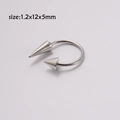 Spike & Ball Horseshoe-1.2*12*5mm