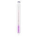 Disposable purple eyelash brush with sparkling crystal handle in a protective tube - Purple