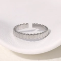 Silver Vertical Stripe Neutral Style (JR429-S7)