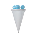 Blue floating washing machine lint filter with mesh bag for laundry hair removal - Gyro Style / Blue