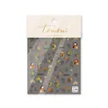 Minimalist 5D nail art stickers with abstract face lines and colorful geometric patterns - Abstract Figure Line Style (tomoni378)