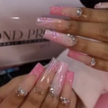JP1901-Pink Nude Glitter Snowflake