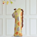 Cartoon giraffe shaped foil balloon for kids birthday parties with yellow animal pattern - Animal Giraffe Style