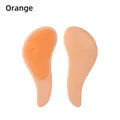Ergonomic orange detangling hairbrush set with flexible bristles for all hair types - Orange