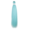 Extension de cheveux synthétiques Easy Braid bleu clair 26 pouces avec texture ondulée - Sarcelle Menthe (FR MTNT#)