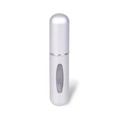 Atomizzatore di profumo ricaricabile argento 5ml con finestra ovale trasparente - Argento Opaco