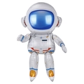Simpatico palloncino astronauta in alluminio per festa di compleanno a tema spazio - Astronauta Dorato