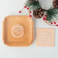 Merry Christmas Plätzchenstempel mit Glockenmuster für festliche Backdekorationen - Weihnachten Stil N
