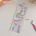 Schattige Koreaanse lasersticker met blauwe konijnmotieven voor DIY-dagboeken - 5# Outdoor Serie