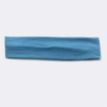 Breathable blue cotton sports headband for running and outdoor fitness activities - Sky Blue