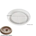 Siliconen mal voor 21,4cm ronde tulp reliëf tray en decoratieve DIY opbergonderzetter - Tulpenvorm dienblad