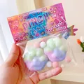 Rainbow cat paw squishy stress relief toy set with packaging, 67g weight - Two Cat Claws
