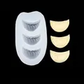 Silicone dumpling mold for food modeling with translucent cavities and finished yellow models - 5# Dumpling Style (B633) / Clear