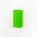 Peigne à puces vert vif double face en plastique pour le toilettage des animaux - Vert