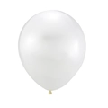 Palloncino in lattice bianco lucido da 12 pollici con finitura perlata per festa a tema - Bianco (Tinta Unita)