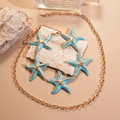 Cadena de Cintura - Estrella de Mar Azul