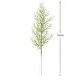 Artificial cypress pine branch 35cm for Christmas DIY decorations and craft ornaments - Green