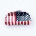 Fashionable American flag print PVC shark hair claw clip for girls' hairstyling - Flag GQ-4 (Classic Flag)