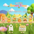 Cute Winnie the Pooh Sweet Moments swing series collectible figure in a single blind box - Q013 Sweet Time / Full Set (6pcs)