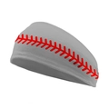 Striscia Singola Softball Grigio