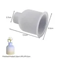 Καλούπι σιλικόνης για ριγέ βάζο 8,2x9,6cm για DIY κατασκευές με ρητίνη και γύψο - Βάζο Νο. 1
