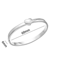 165 Heart-shaped Bracelet Steel Color