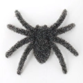 Ragno nero realistico di Halloween in peluche per decorazioni spaventose all'aperto - 6 Pezzi/Set / Grigio