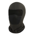 Detail of breathable mesh on charcoal balaclava for cycling and skiing air flow - L(58-60cm) / Army Green