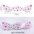 Waterproof freckle face tattoo sticker in rose gold stars and dots pattern QBLT-04 - QBLT-04 Rose Gold Mixed Dots