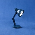 Mini lampe de lecture LED pliable bleu marine avec bras réglable et abat-jour coquille - 09A-Bleu