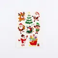 Christmas Gingerbread Theme Waterproof Tattoo Stickers with Santa Reindeer Snowman WY-094 - WY-094 Cartoon Set