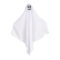 White Halloween ghost decoration with spooky face for indoor and outdoor festive party setup - Ghost Style 5