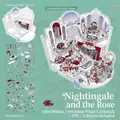 3D DIY Nightingale and Rose landscape stickers with gold foil details on PVC sheets - The Nightingale and the Rose (Immersive Theater)
