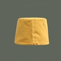 Detail of yellow cotton canvas bucket hat showing stitching and premium fabric texture - M (56-58cm) / Gold Label OUD-Yellow