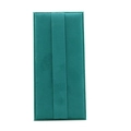 Cyan rectangular velvet jewelry display board for hair clips and accessories - Single Row Hairpin Green