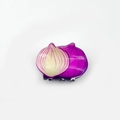Creative purple onion shaped acrylic hair claw clip for women's hair styling - Onion Clip 5cm