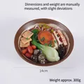 Realistic 14cm Liuzhou river snail rice noodle food model with rich toppings and 300g weight - Snail Rice Noodles with Braised Egg