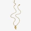 Vintage gouden dolfijn hanger ketting met kralencilinder ketting voor dames - Gouden Dolfijn