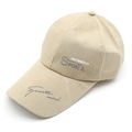 Detail van kaki baseballpet met recreation sports en sports mind grafische bedrukking - Verstelbaar / Sportserie Stijl / Khaki