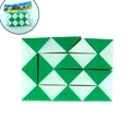 22cm x 1,3cm / Verde + Bianco