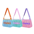Mesh beach toy bags for kids in blue, green, and pink colors with summer prints - SUMMER 3-Piece Set