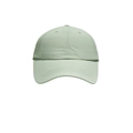 Detail view of the breathable mint green baseball cap fabric texture and stitching - One Size(Adjustable) / Light Green
