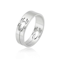 Unisex gothic hollow spider ring made of durable silver-colored stainless steel - Steel / US 10